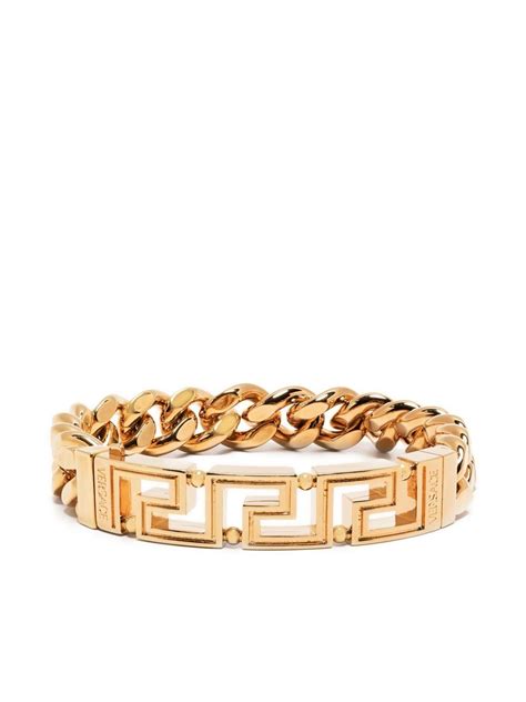 women bracelet gold 925 versace 2017|versace greca chain bracelet.